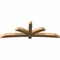 Ekena Millwork Davenport Timber Gable Bracket, Western Red Cedar, 108"W x 36"H x 5 1/2"D x 5 1/2"F, 8/12 Pitch GBW108X36X0606DAV00SWR - alternate 3